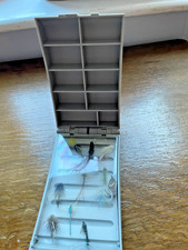 Richard Wheatley Fly Box + 10 Flies