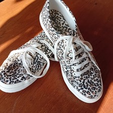 Ladies Superga Leopard Print