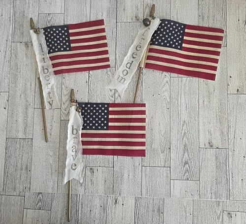 Usa flag with patriotic banner - flag,