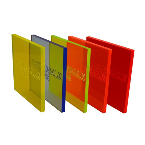 Fluorescent plastic perspex - fluorescent,