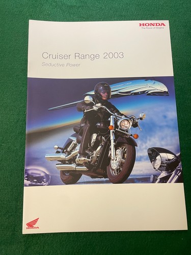Honda cruiser range 2003 sales - cruiser,