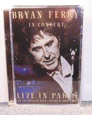 BRYAN FERRY IN CONCERT  LIVE IN PARIS ---------JEWEL CASE ----- SEE PHOTOS