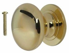 Cupboard Door Knob HEAVY Solid Cabinet Kitchen Draw Handle Chrome Brass 25- 50mm