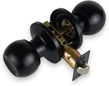 HANDLESTORE® Locking Door Knobs - Entrance, Privacy or Passage Matt Black handle