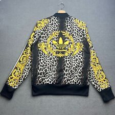 ADIDAS JEREMY SCOTT Track Jacket Men Medium Originals Leopard Cheetah Animal Y2K