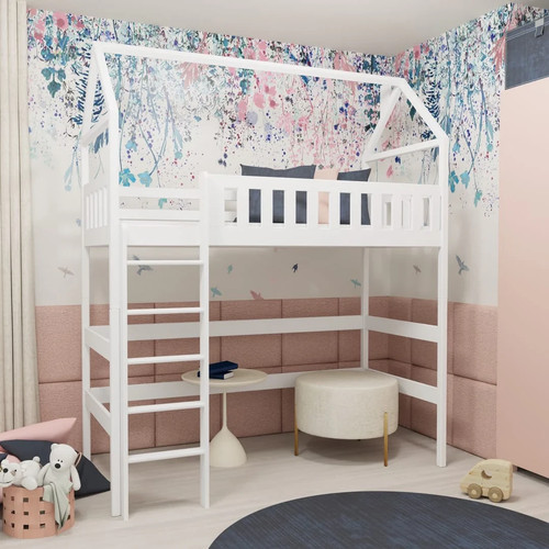 Otylia wooden loft bed - loft,