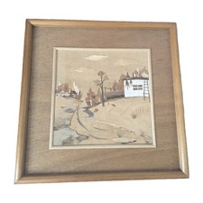 Vintage Marquetry Wood Veneer