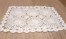 VINTAGE HAND CROCHETED NATURAL