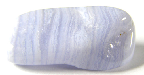 Blue lace agate tumblestone - lace,