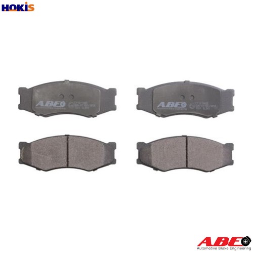 Brake pad set - pad,