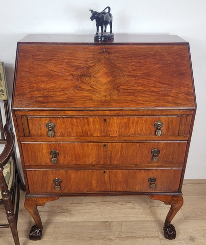 Vintage writing bureau desk - vintage,