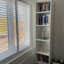 IKEA Billy White Bookcase Shelving Unit 6 Shelves, 202X40X28CM