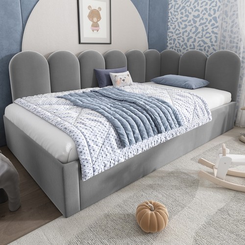 Panel plush upholstered daybed - upholstered,