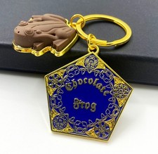 Harry Potter Chocolate Frog Keychain - Comes with FREE Gringotts Pouch Bag
