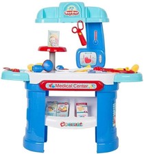 Doctor Playset with Vitamin Boxes and Medical Accessories Kids Role Play Toy