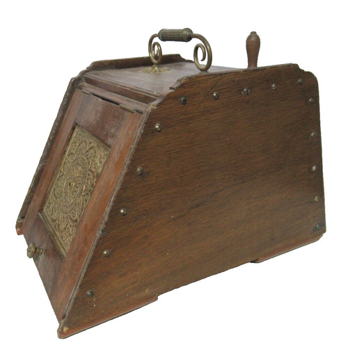 Antique oak wooden purdonium - oak,