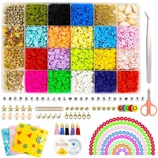 6000pcs set clay beads - clay, for