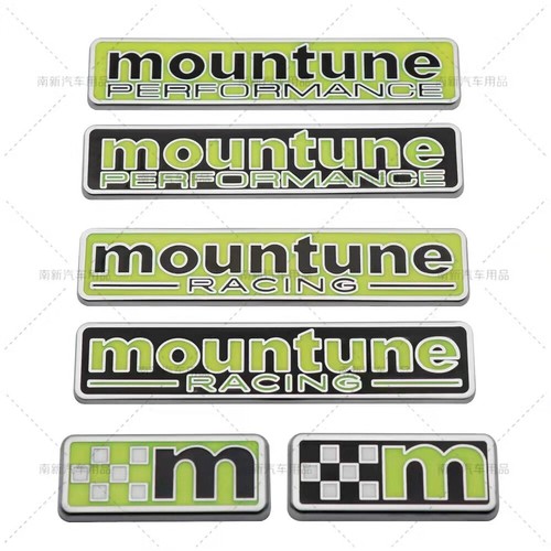 Mountune logo metal car - 3d,