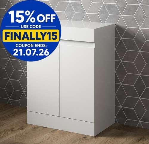 600mm bathroom countertop - 600mm,