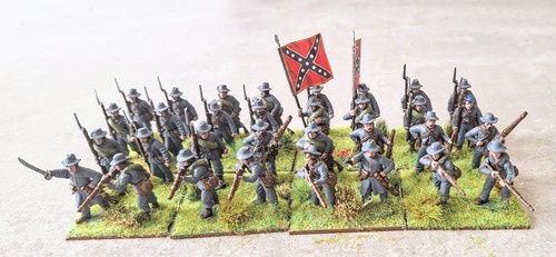 28mm acw confederate - confederate, soldiers