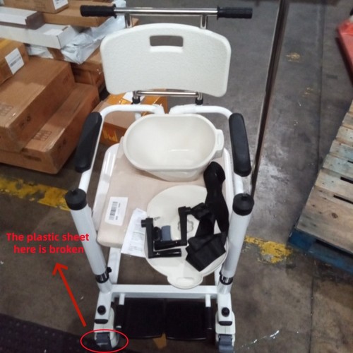 Patient lift transfer - patient, chair