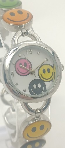 Accutime smiley face bracelet - face,