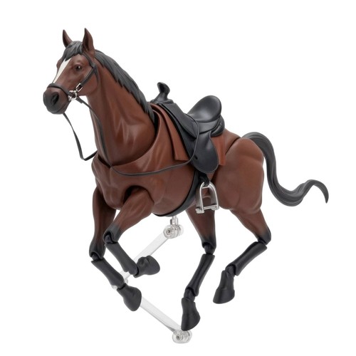 Horse figurine with saddle - with,