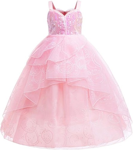 Girls glinda costume pink - girls,