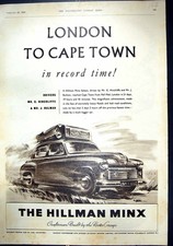 Antique Print 1952 Hillman