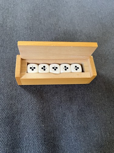 Ackerman poker dice wooden - ackerman, in