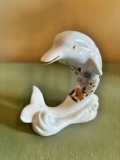 Aynsley, Cottage Garden Design, Fine Bone China, Dolphin, Animal Figurine