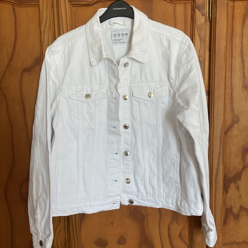 Primark white denim jacket - denim,