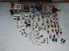 Playmobil Figure Bundle  Accessories Toys Knights Medieval Viking Soldier Sheep