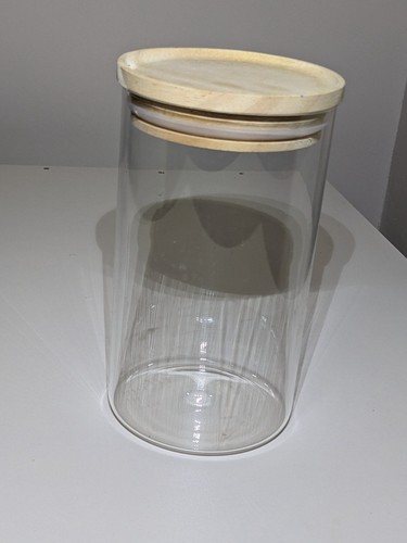Tall glass storage - glass, jar