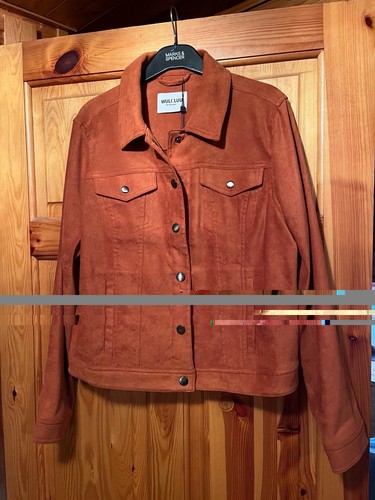 New burnt orange - new, jacket,