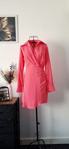 Long sleeve ruched side - , wrap