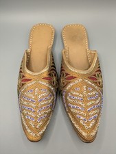 Flip Flops Women Made in India Size 39 Traditional Indian Shoes Slippers 