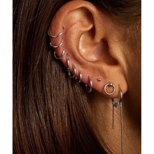 Pair Hoop Earrings