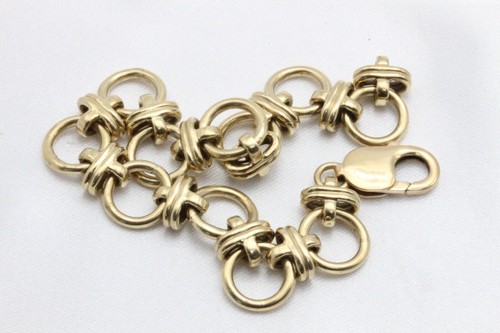 9ct yellow gold inch - 34",