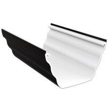 uPVC Black Og Ogee Gutter