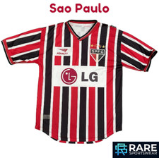 AUTHENTIC VINTAGE SAO PAULO 2001 PENALTY LG  FOOTBALL SHIRT LARGE ADULT (V GOOD)
