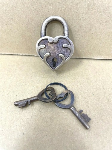 Padlock small victorian heart - padlock,