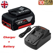 18V Li-ion Battery For Bosch GBA BAT609 BAT610 BAT618 17618 25618-01 or Charger