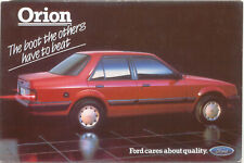 Ford Orion Ghia Original colour Postcard Pub. No. SP 181 dated Oct 1984