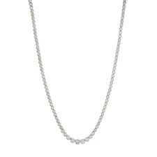 A platinum brilliant-cut