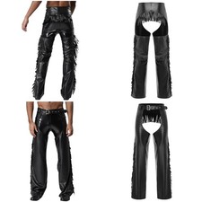 Men's Faux Leather Tassels