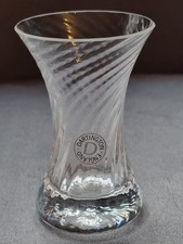 Darlington Crystal  Quince Ripple Vase
