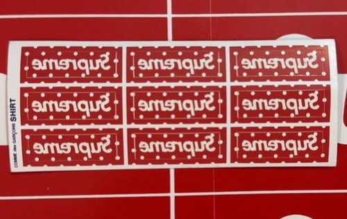 Supreme cdg comme des - supreme, garcons