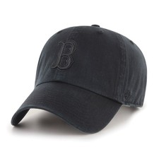 47 Brand Boston Red Sox Blackout Relaxed Clean Up Cap / Black / RRP £28