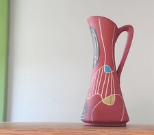 BODO MANS BRASIL VASE - Vintage 1950's Bay Keramik West Germany Art Pottery